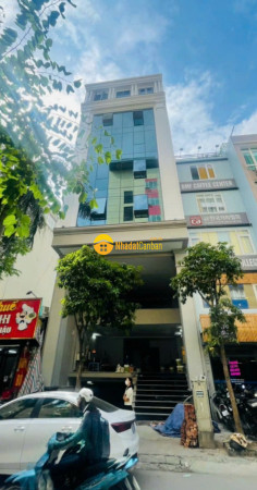 Bán tòa nhà vp 9 tầng mặt phố dịch vọng hậu dt 130m2 mt 8m. giá 80 tỷ